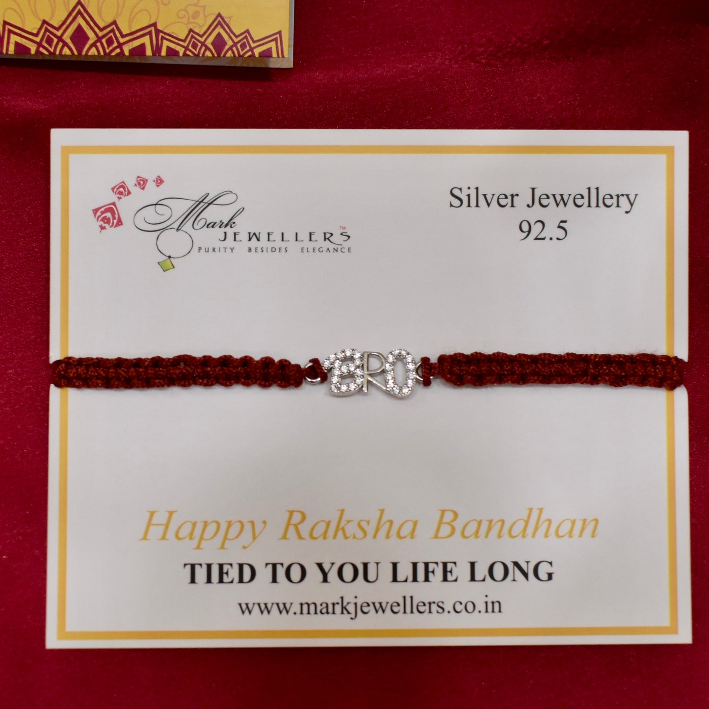 925 Silver BRO Rakhi