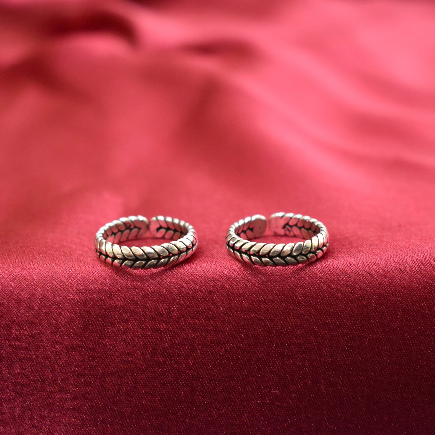 925 Silver Band Toe Ring