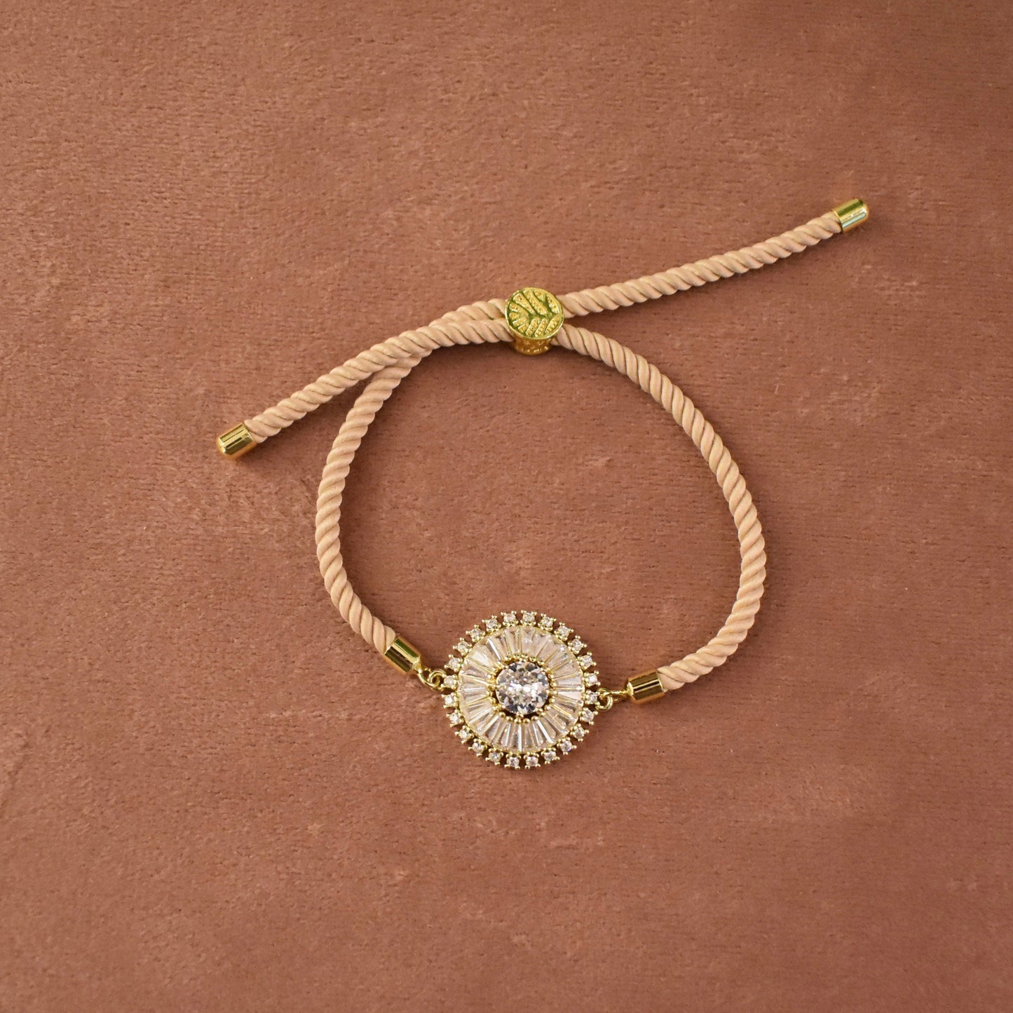 Stylish Zercon Rakhi Bracelet (Design 5)