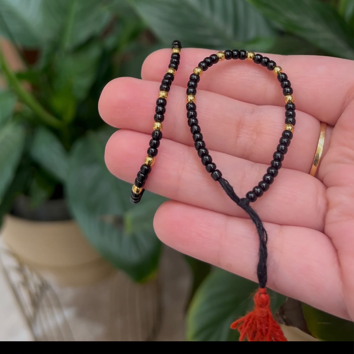Black and Gold Nazariya Baby Bracelets(Design 1)