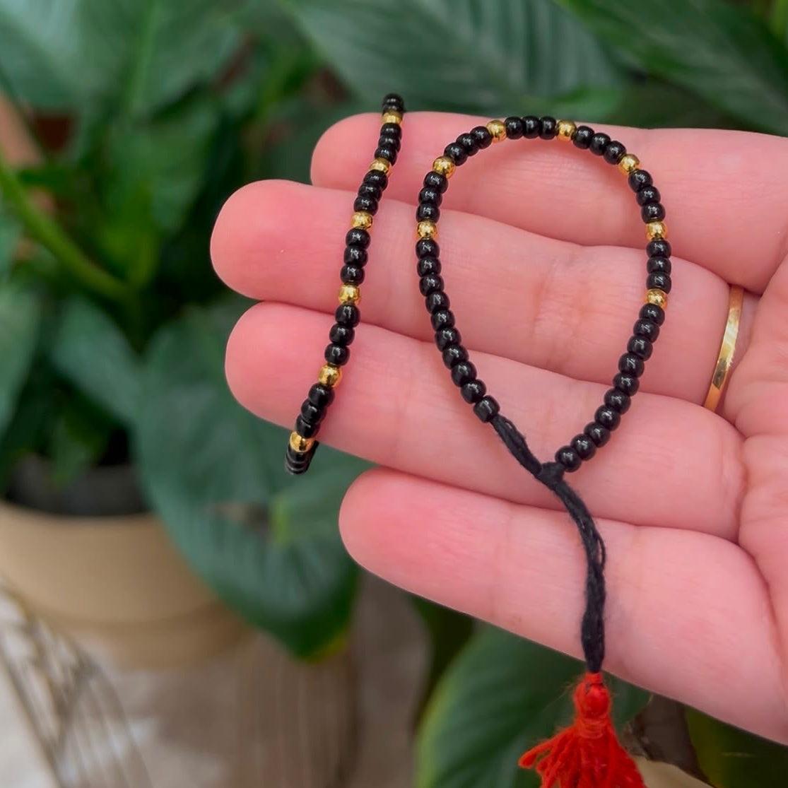 Black and Gold Nazariya Baby Bracelets(Design 1)