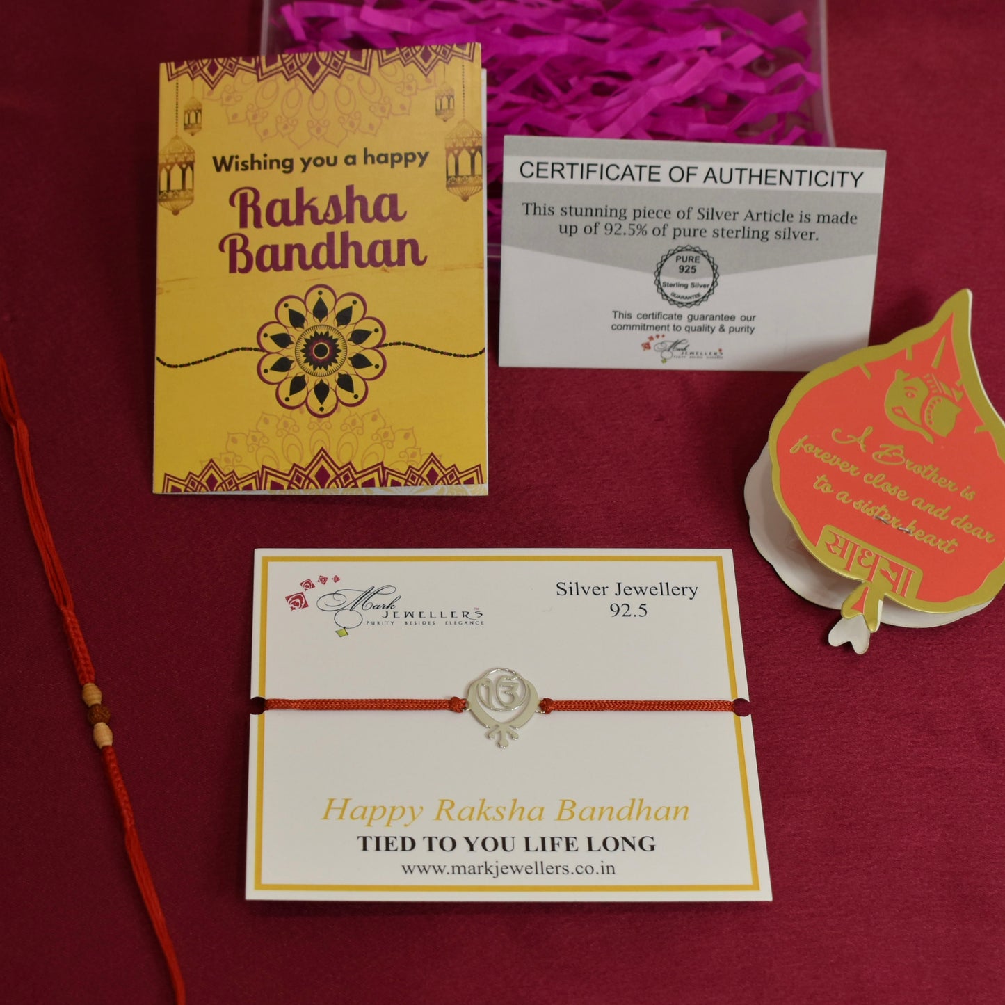 925 Silver Ek Onkar Rakhi