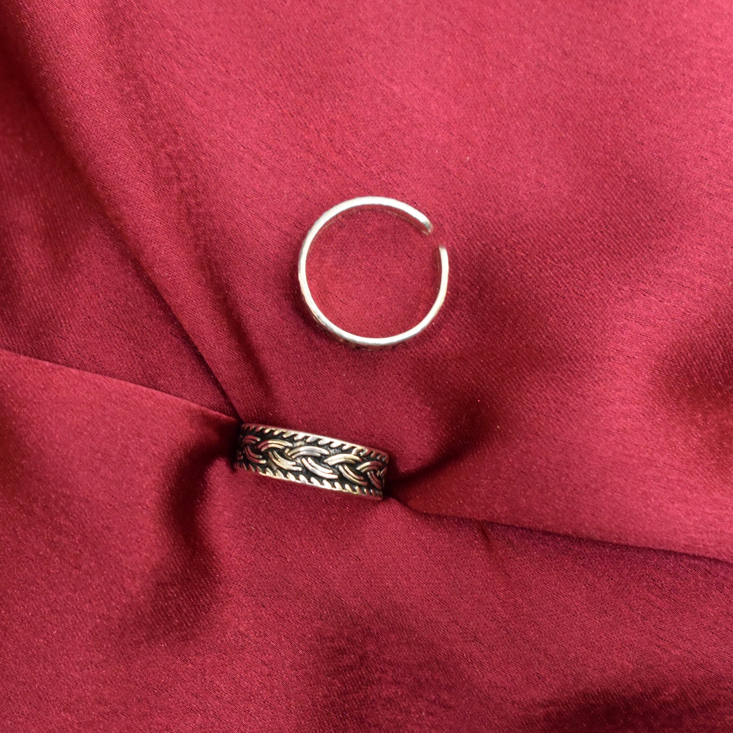 925 Silver Band Toe Ring