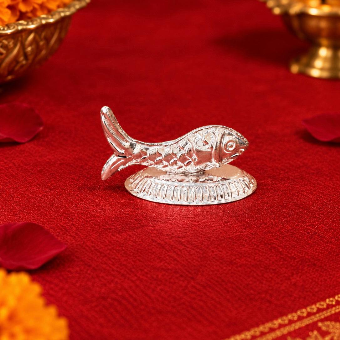 925 Hallmarked Silver Vastu Fish of Abundance