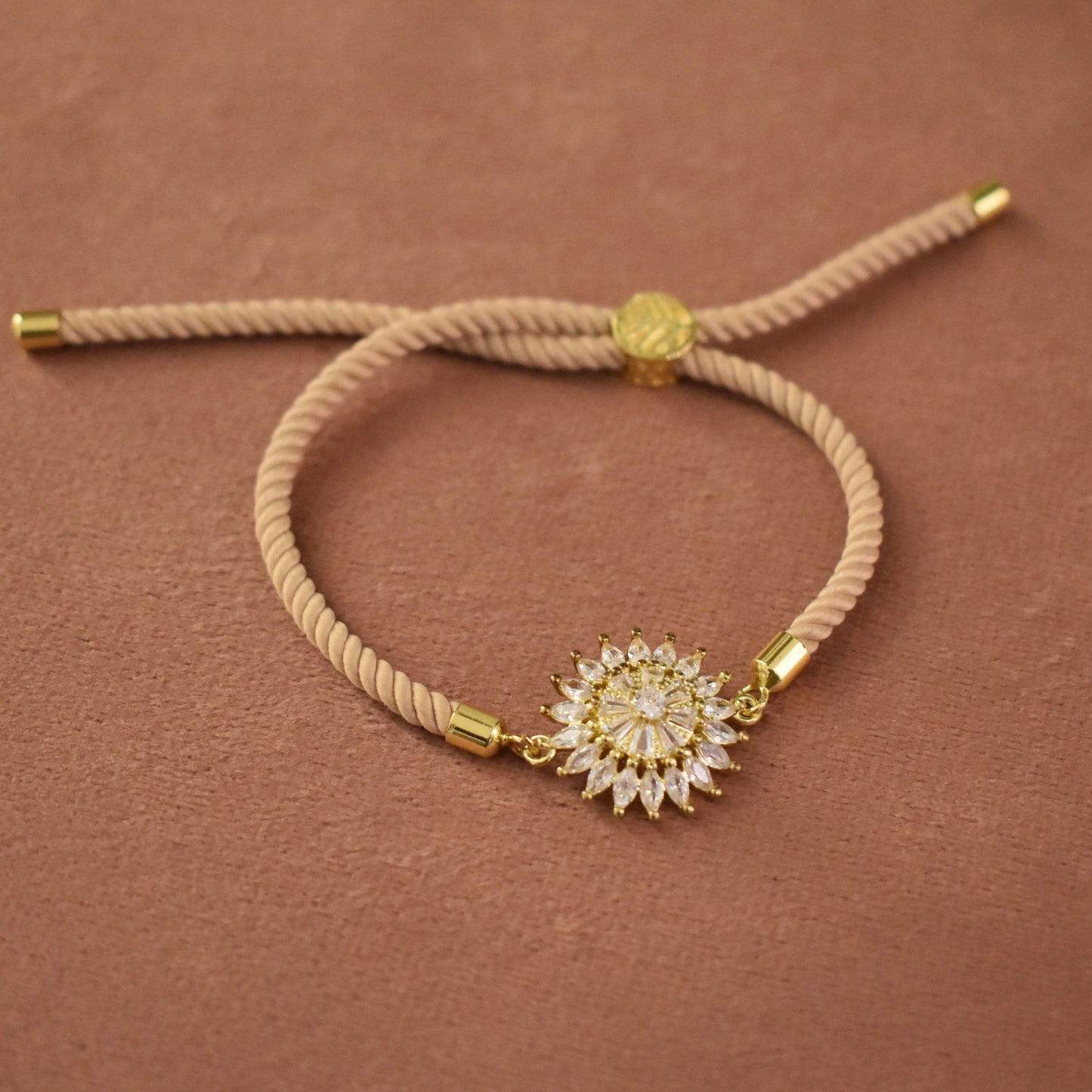 Stylish Zercon Rakhi Bracelet (Design 2)