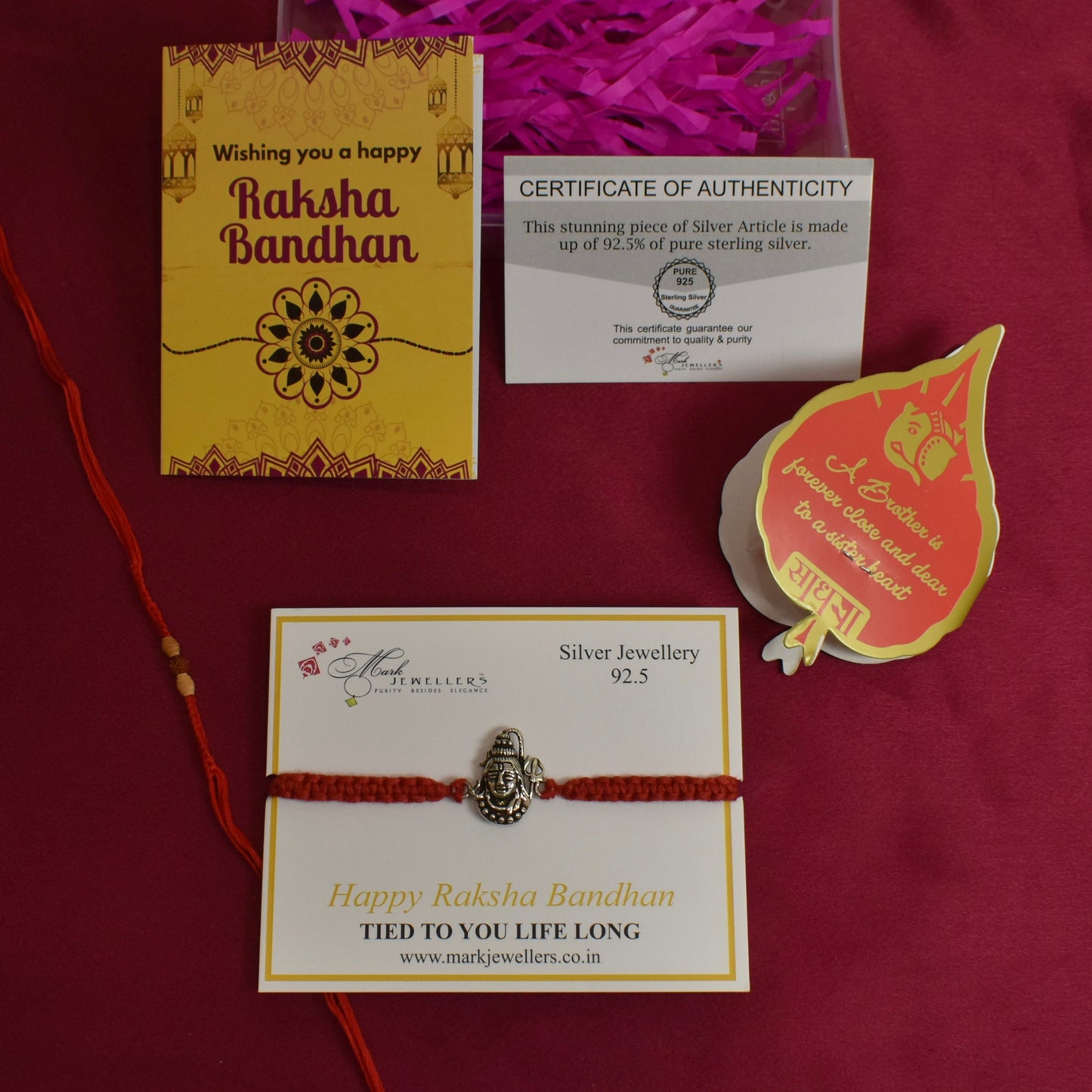 925 Silver Shiv Ji Rakhi