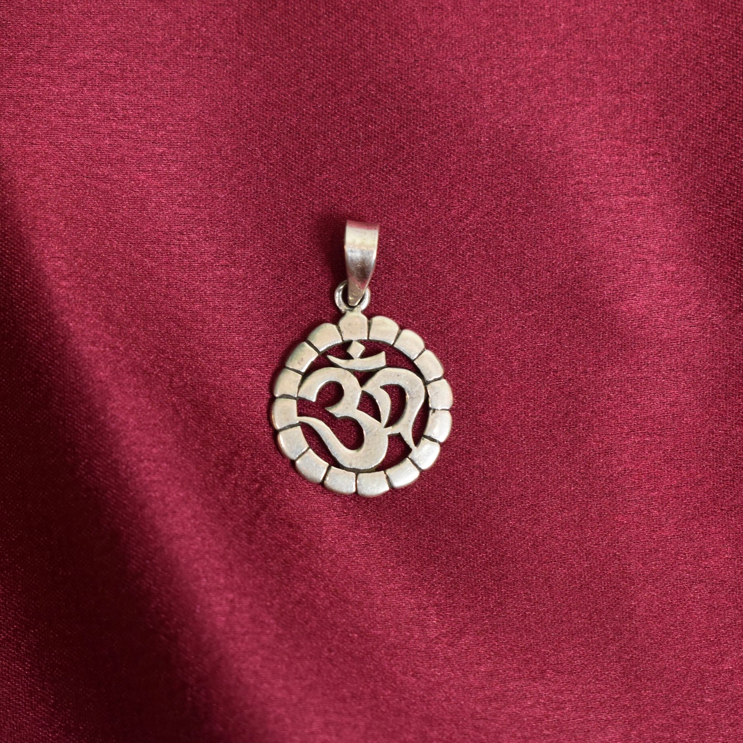 925 Silver OM Pendant
