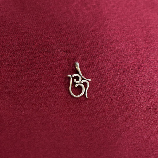 925 Silver OM Pendant