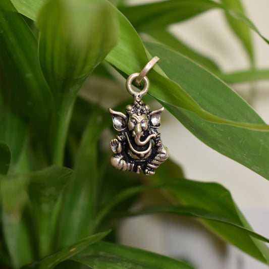 925 Silver Ganesh ji Pendant