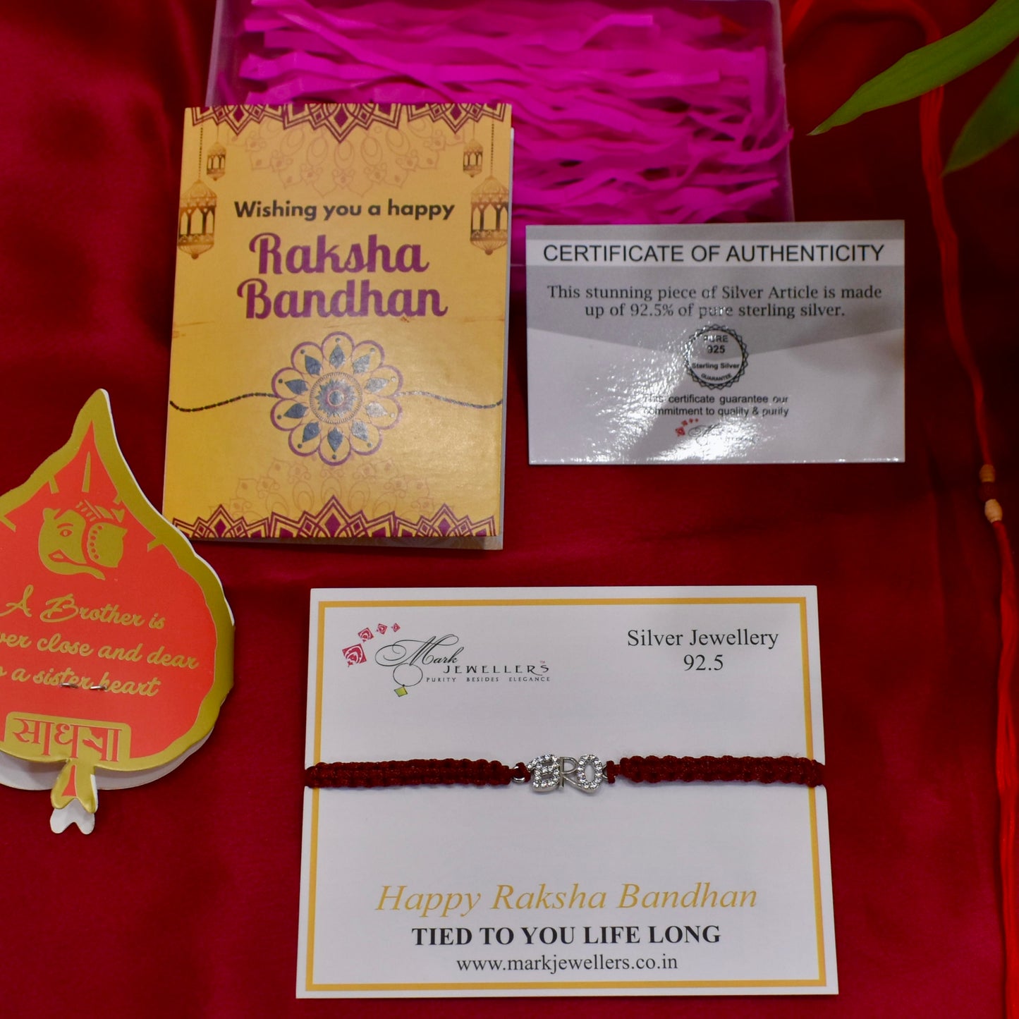 925 Silver BRO Rakhi