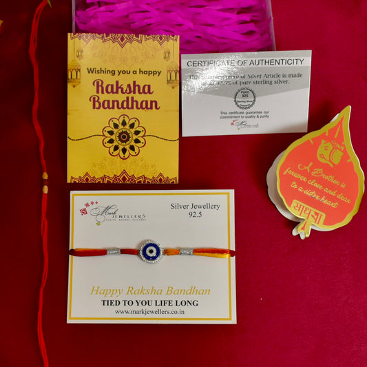 925 Silver Evil Eye Rakhi