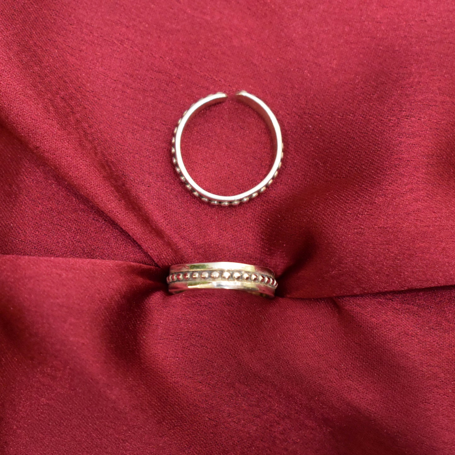 925 Silver Band Toe Ring