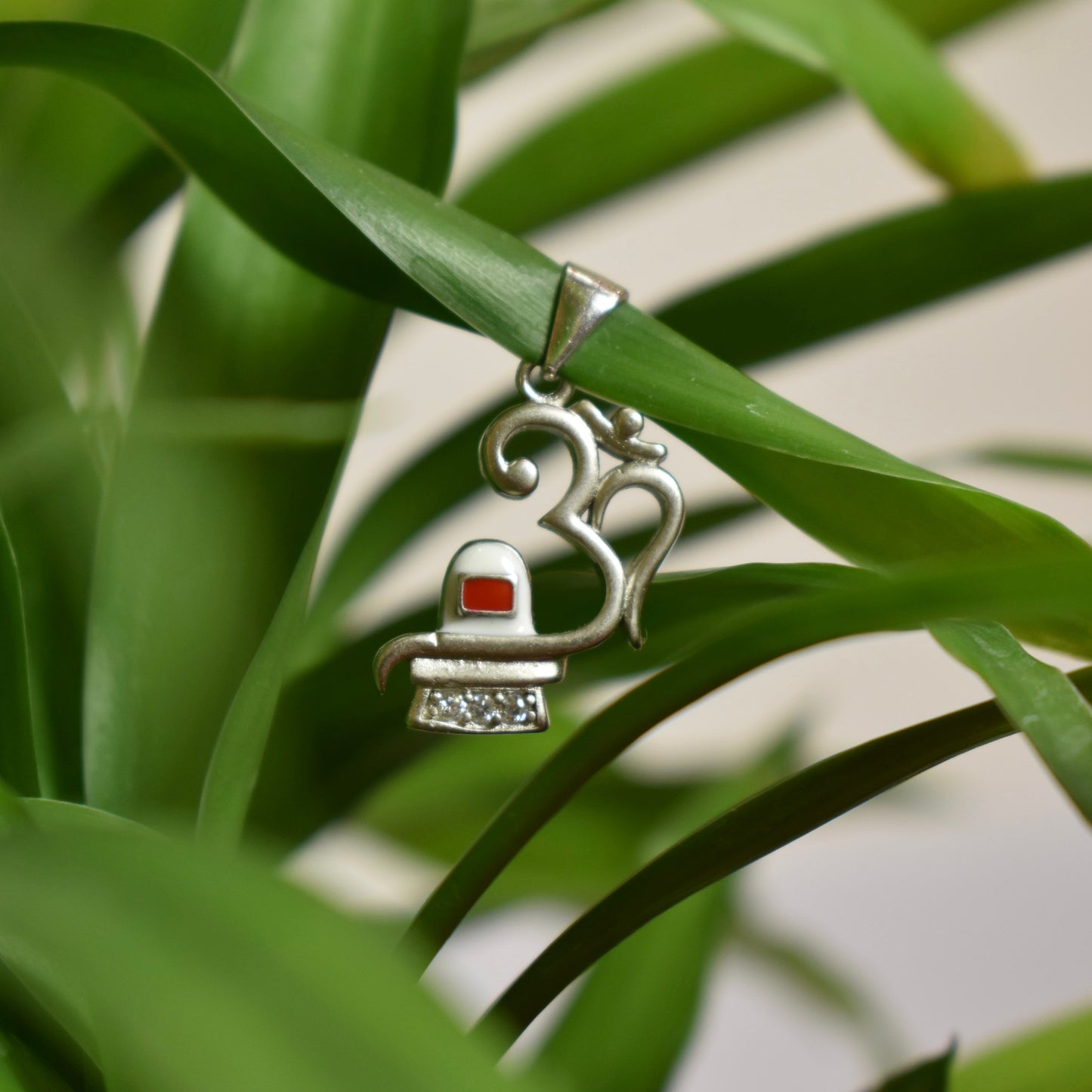 925 Silver Om Shivling Pendant