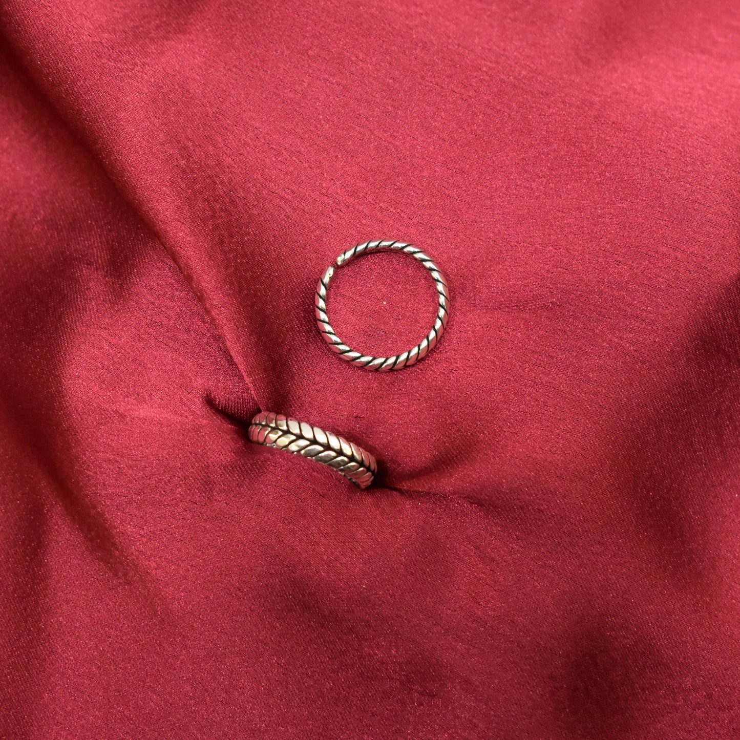 925 Silver Band Toe Ring