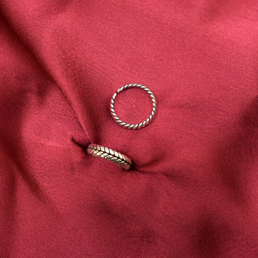925 Silver Band Toe Ring