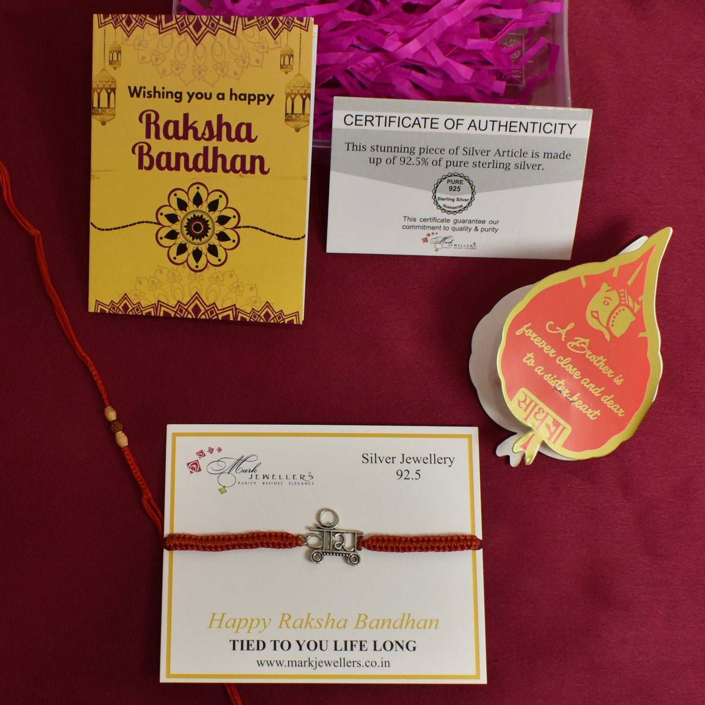 925 Silver Veera Rakhi