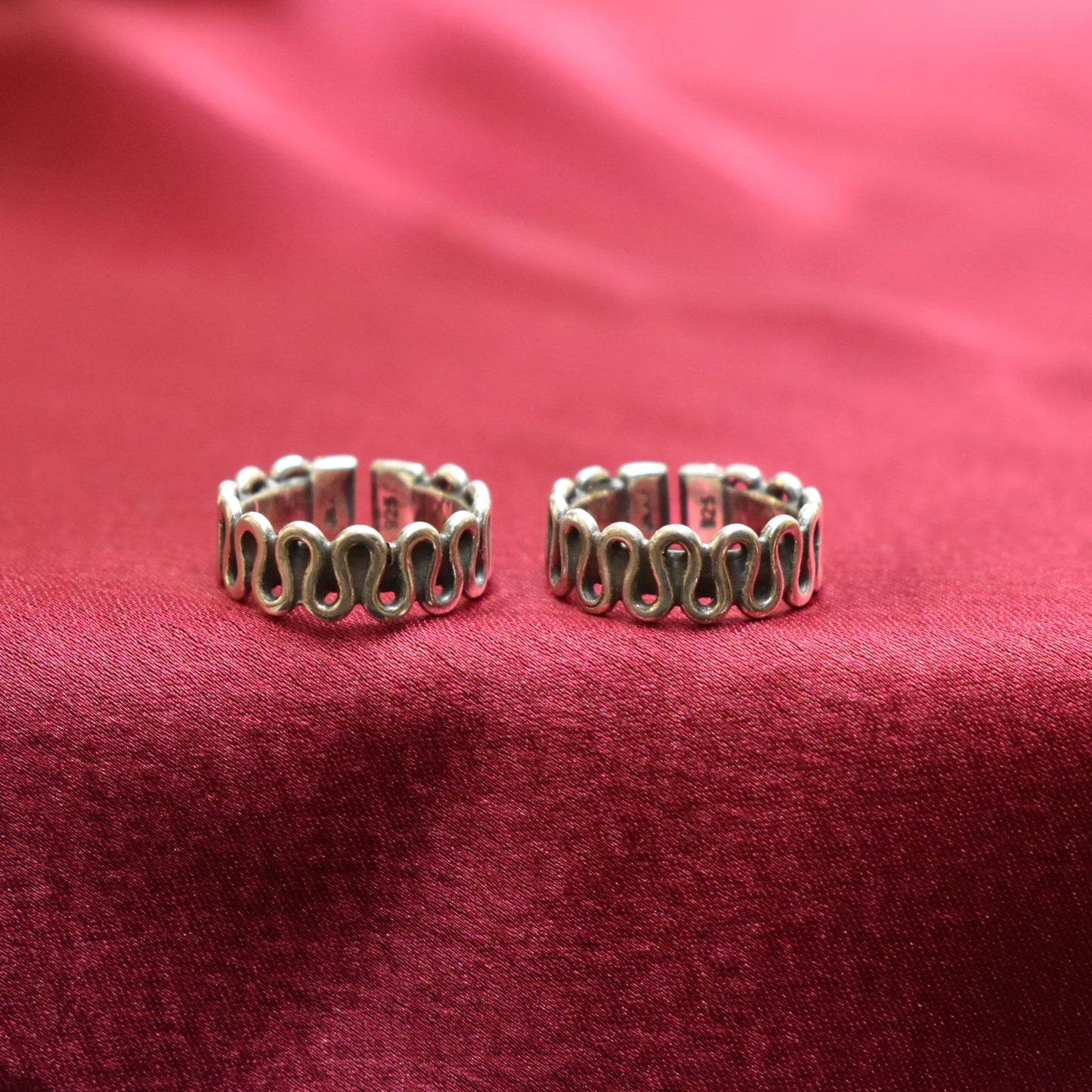 925 Silver Band Toe Ring