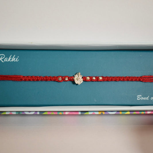 Ganesha Rakhi with Beads