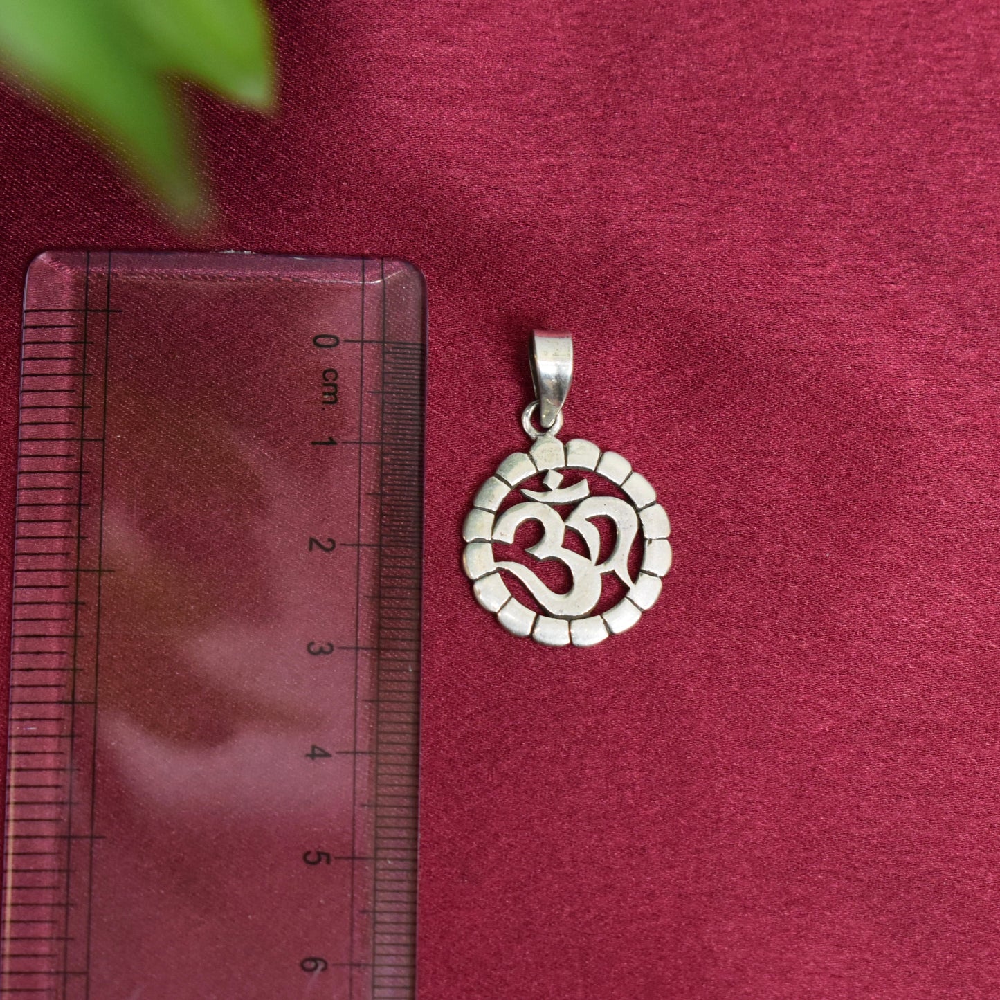 925 Silver OM Pendant