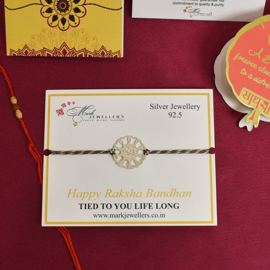 925 Silver OM Rakhi