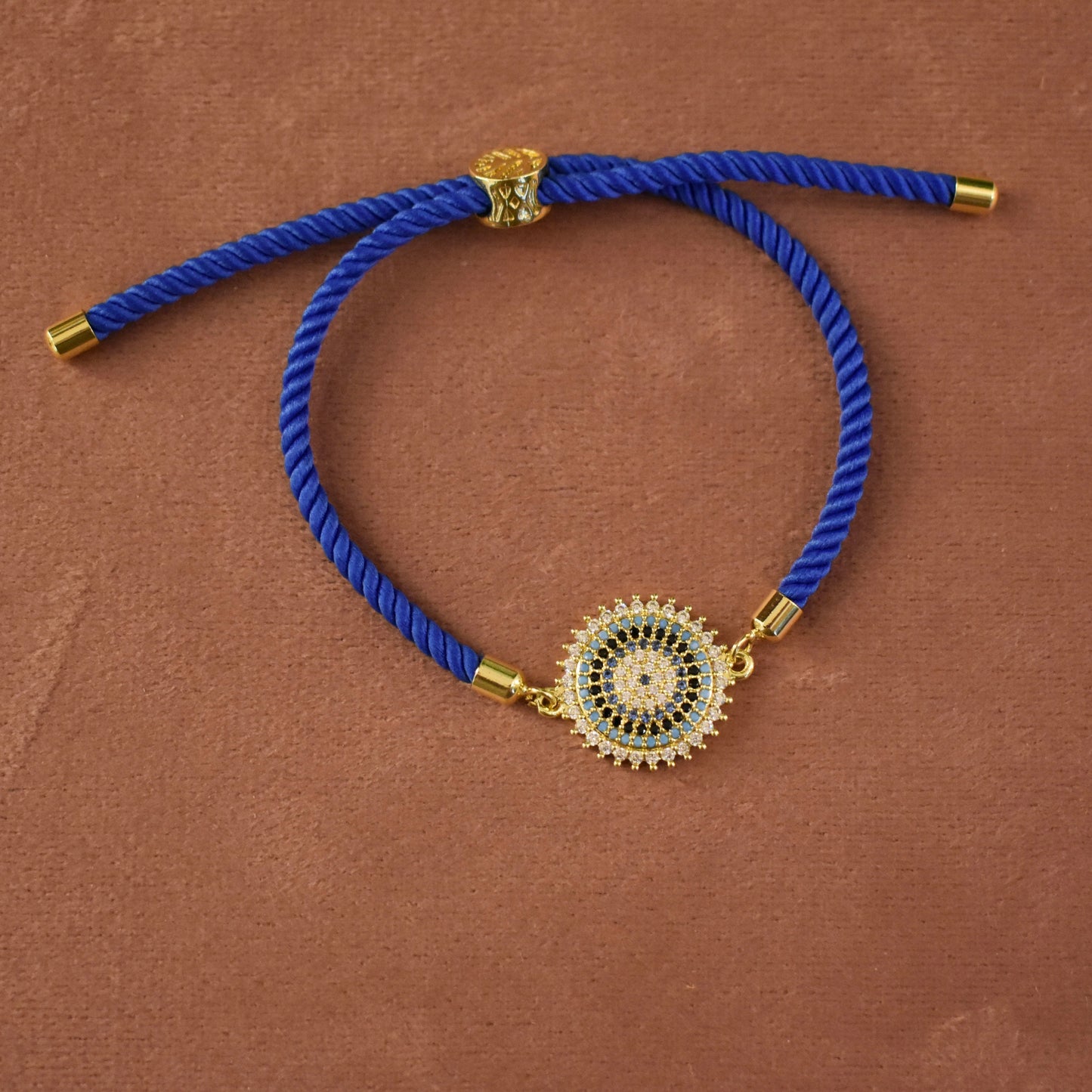 Stylish EvilEye Zercon Rakhi Bracelet (Design 4)