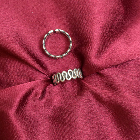 925 Silver Band Toe Ring