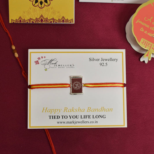 925 Silver OM Rakhi