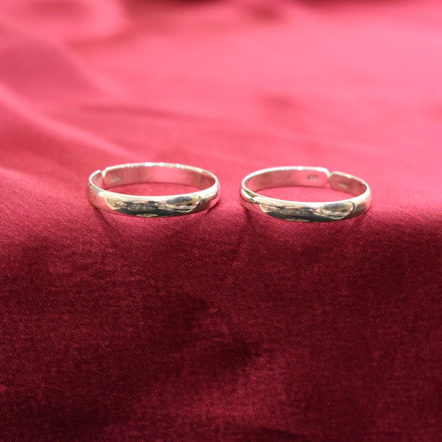 925 Silver Plain Thumb Toe Ring