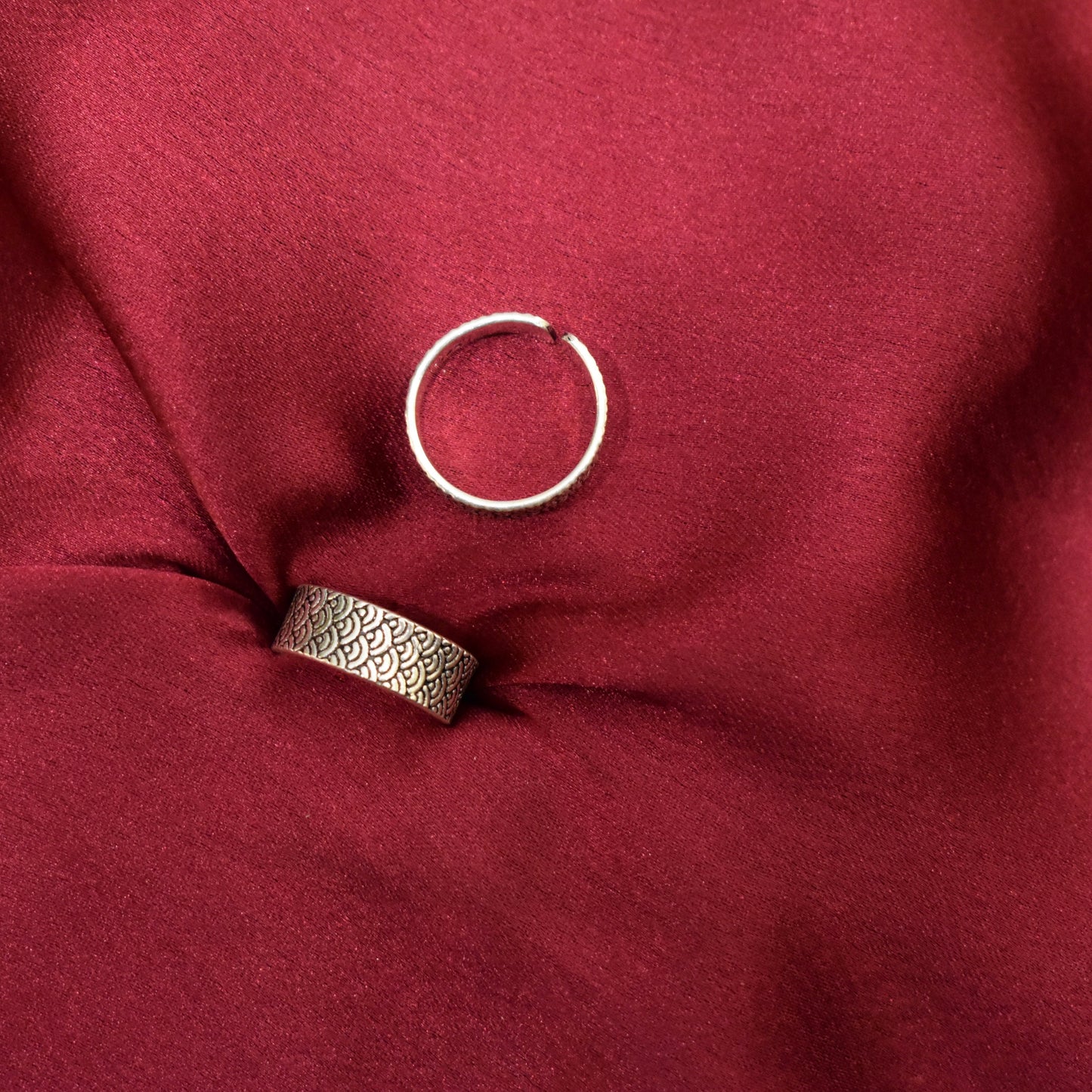 925 Silver Band Toe Ring (Thick)