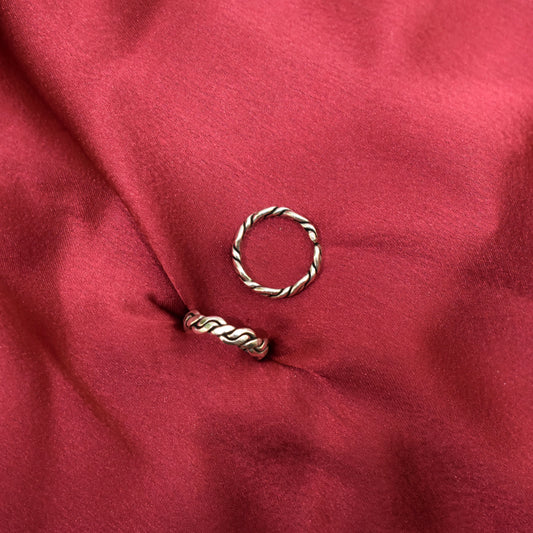 925 Silver Band Toe Ring