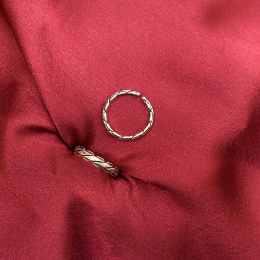 925 Silver Band Toe Ring