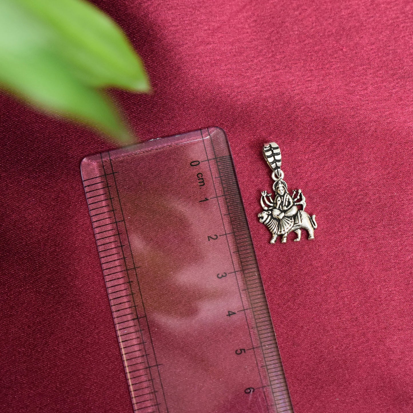 925 Silver Ma Durga Pendant