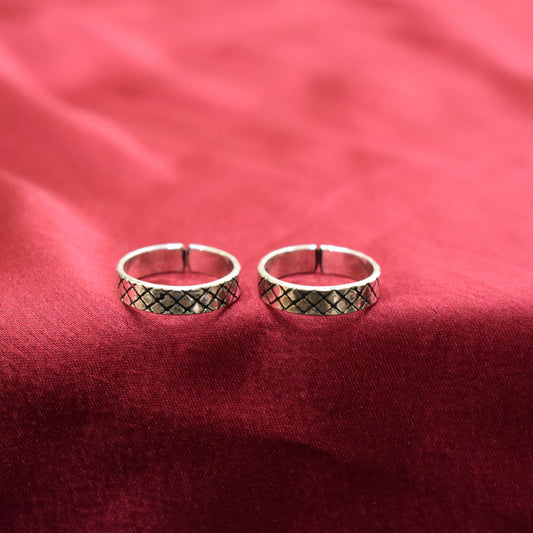925 Silver Band Toe Ring