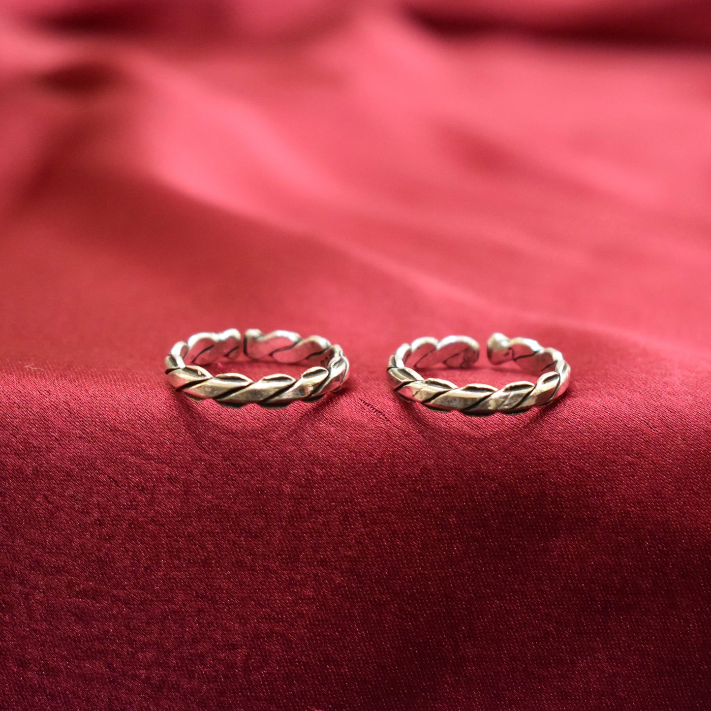 925 Silver Band Toe Ring