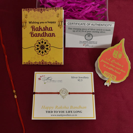 925 Silver Ek Onkar Rakhi