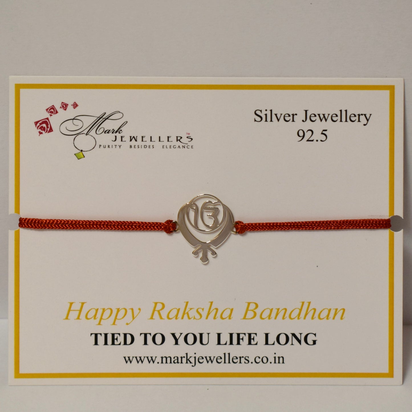 925 Silver Ek Onkar Rakhi