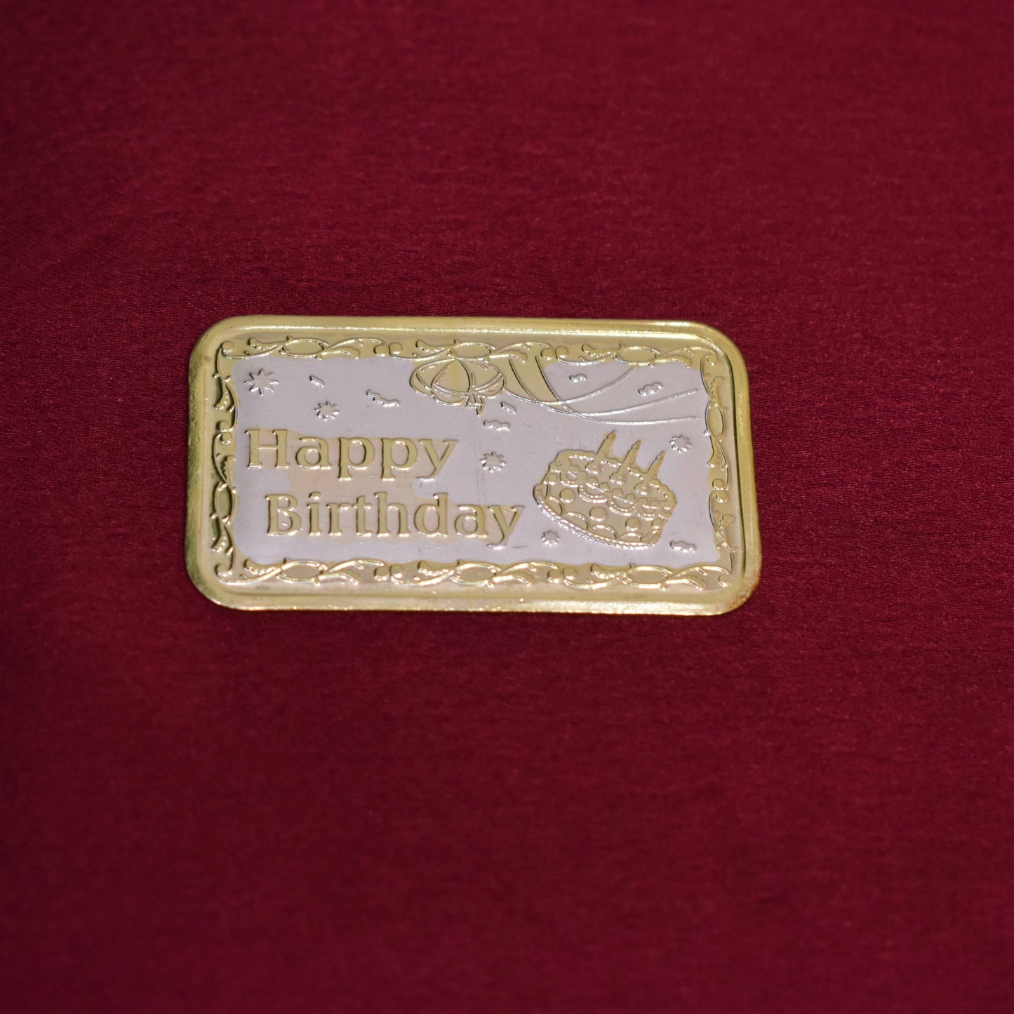 999 Silver Hallmarked Happy Birthday Coin - 10gms
