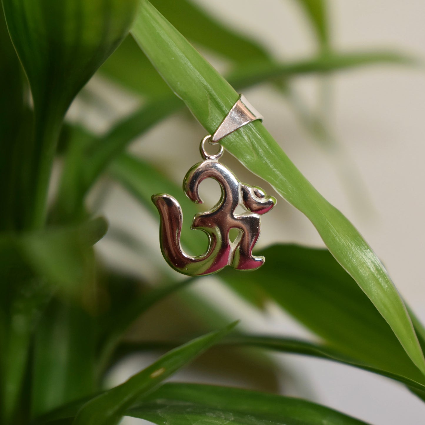 925 Silver OM Pendant