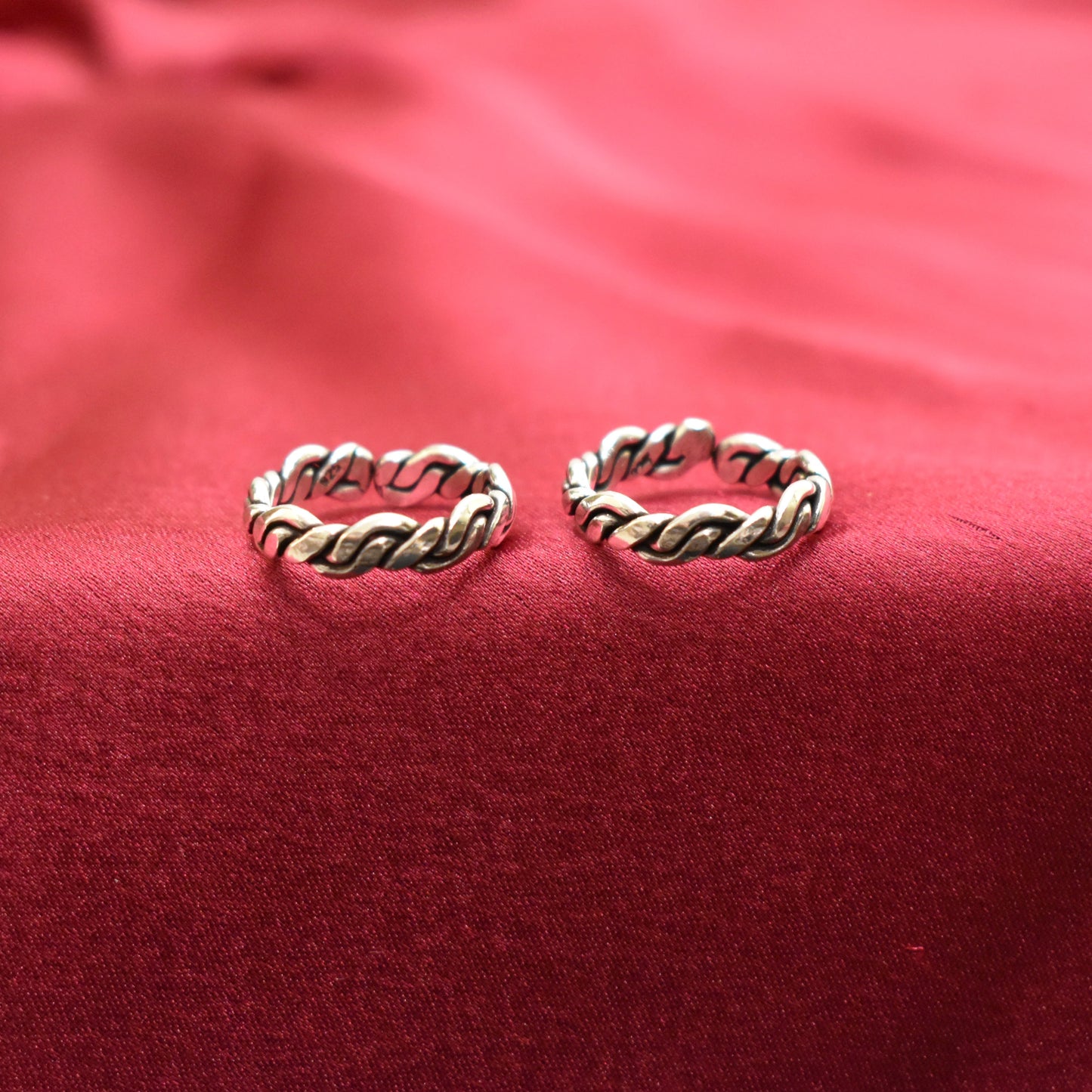 925 Silver Band Toe Ring