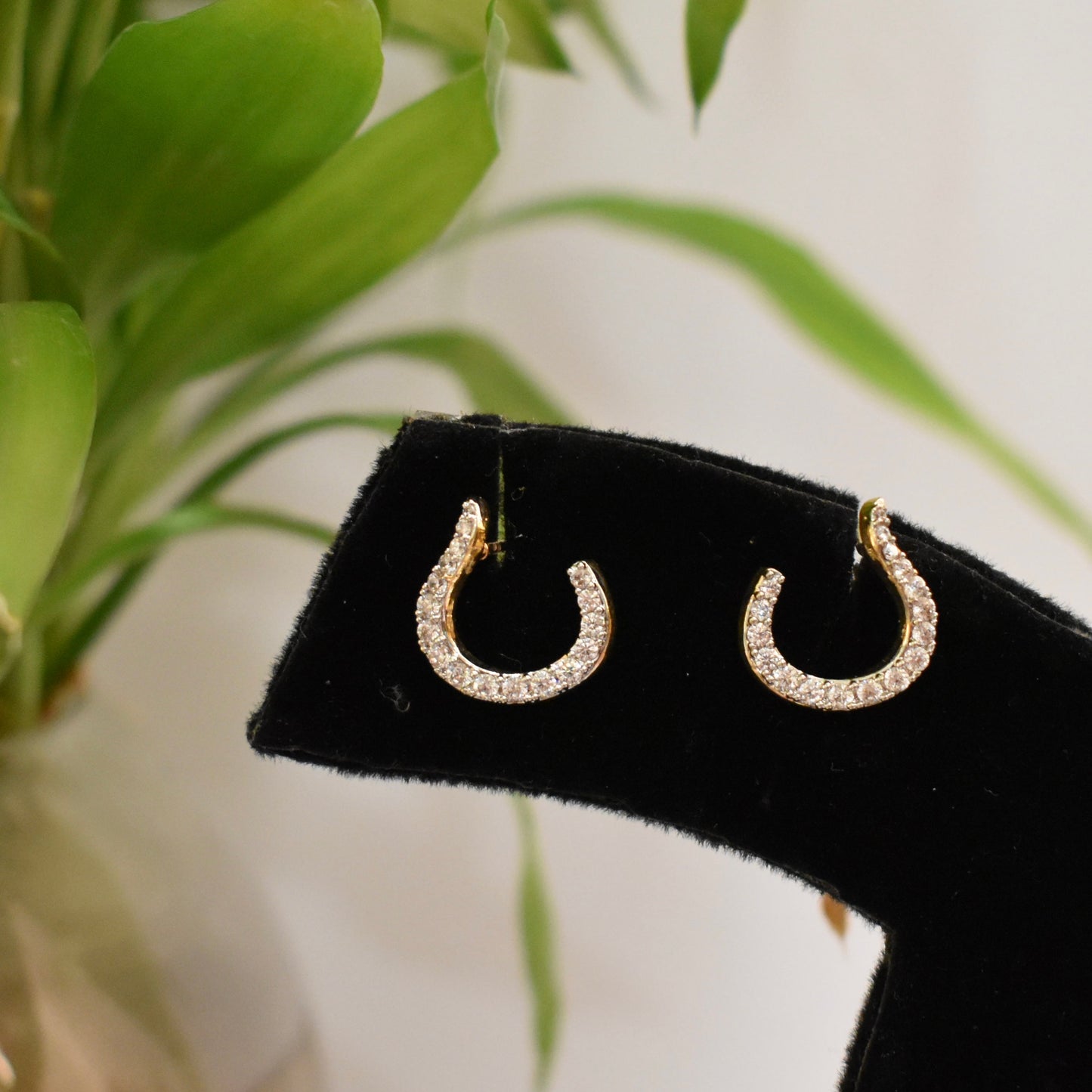 Crescent C Shaped Studs