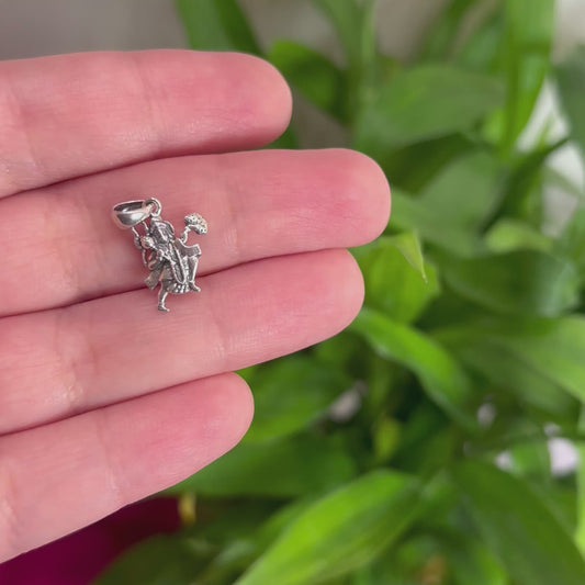 925 Silver Hanuman Ji Pendant