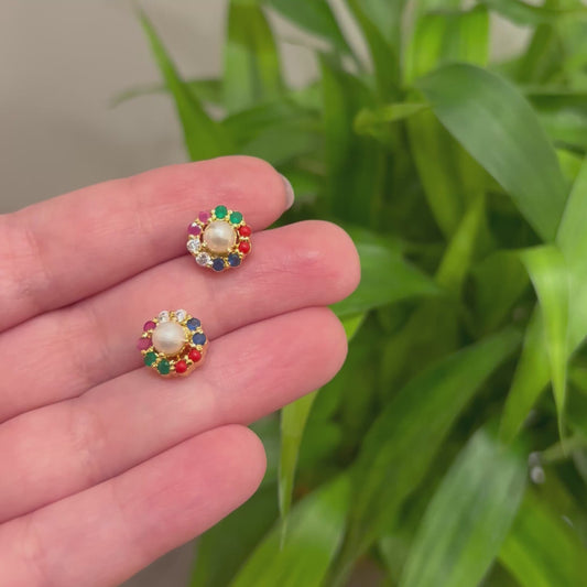 Classic Petite Multi-Colour Studs