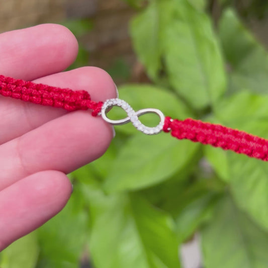 925 Silver Infinity Rakhi